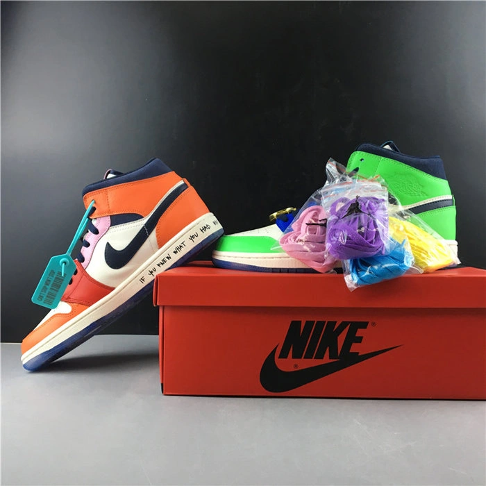 Elegant Jordan1 Mid SE Fearless Melody Ehsani CQ7629- 3762