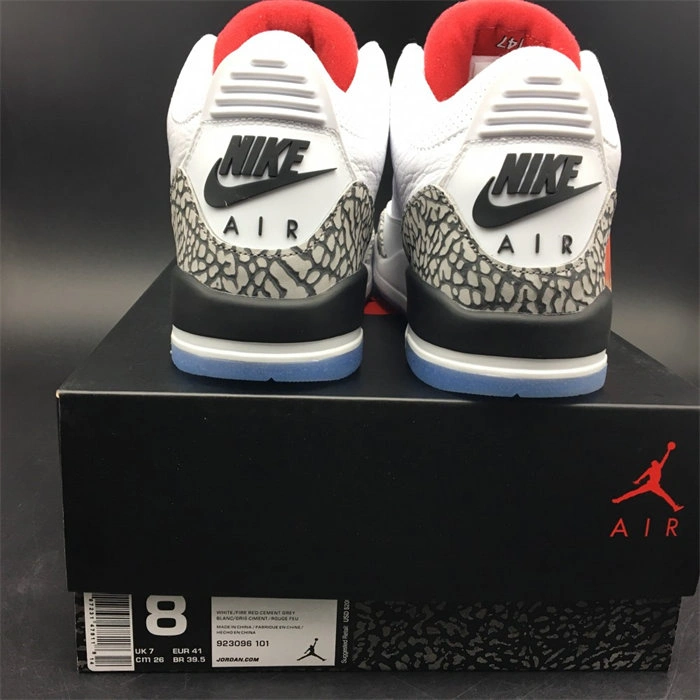 Jordan3 Free Throw Line White Cement 923096- Tailored 3851
