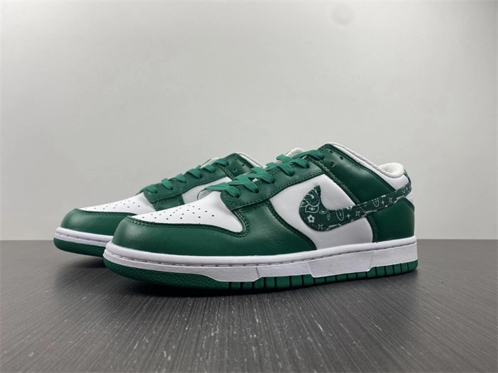 Elegant Nike Dunk Low Essential Paisley Pack Green DH4401- 4763