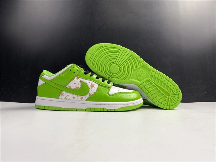 Nike SB Dunk Low Supreme Stars Mean Green DH3228- Practical 4873